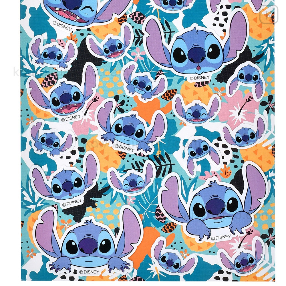Japan Disney Store Sticker - Stitch / Funny Face