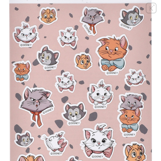 Japan Disney Store Sticker - Marie Cat / Funny Face - 3