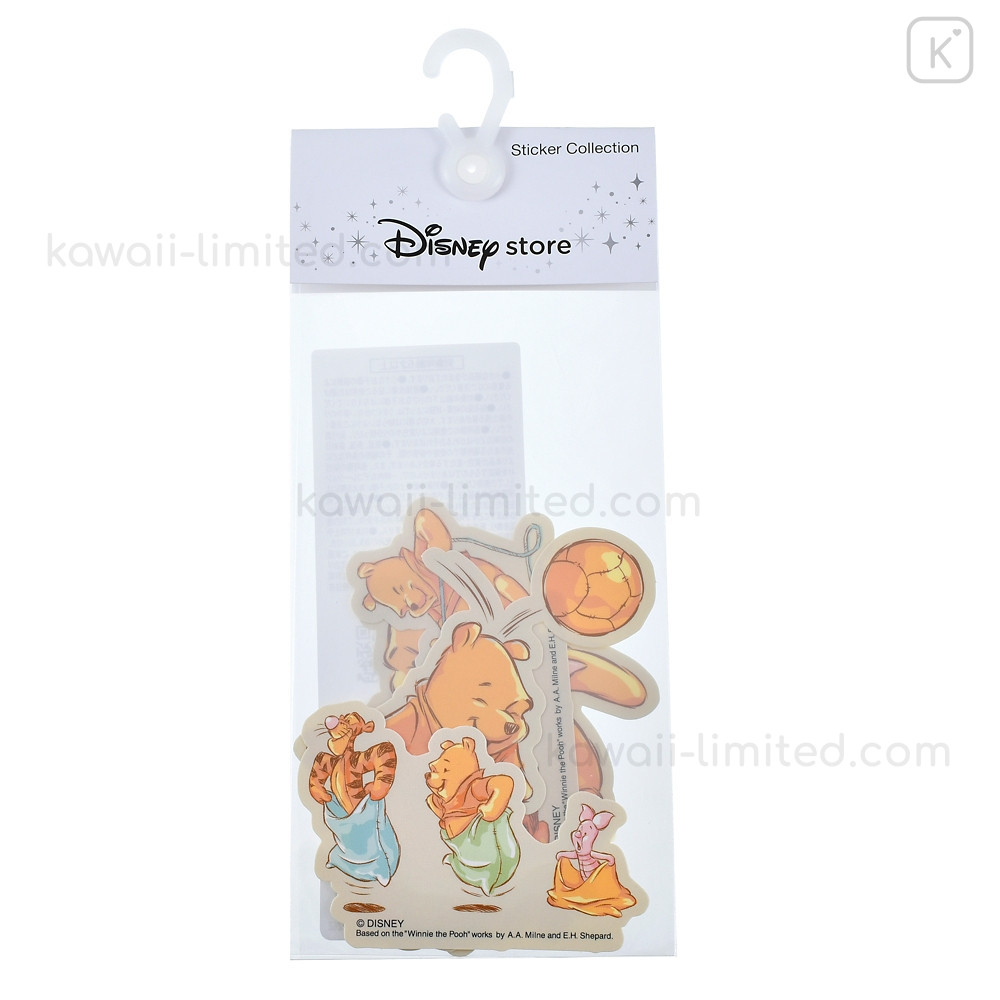 Kamio Japan Disney Winnie The Pooh Upbeat Friends Stickers - tokopie