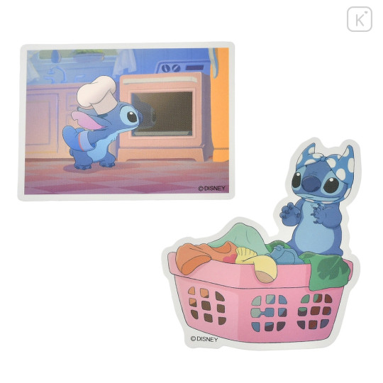 Japan Disney Store Die-cut Sticker Collection - Stitch / Movie Scene - 4