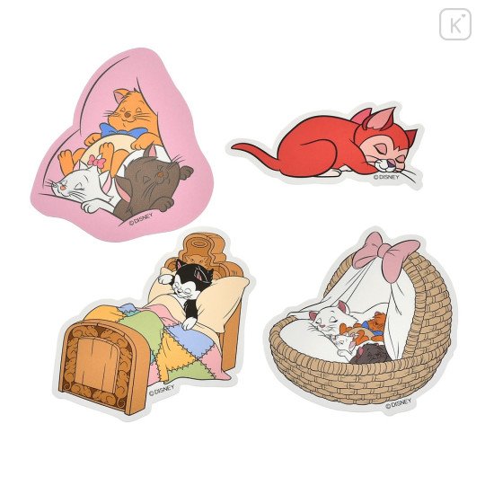 Japan Disney Store Die-cut Sticker Collection - Disney Cat / Sleeping - 1