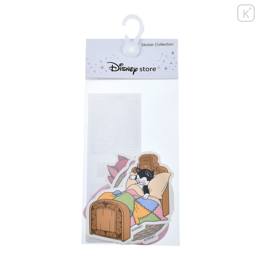 Japan Disney Store Die-cut Sticker Collection - Disney Cat / Sleeping - 3
