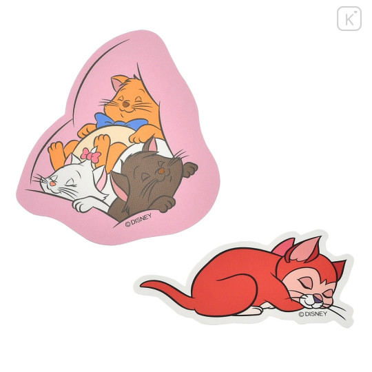 Japan Disney Store Die-cut Sticker Collection - Disney Cat / Sleeping - 4