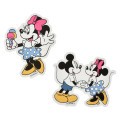 Japan Disney Store Die-cut Sticker Collection - Mickey Mouse & Minnie Mouse / Retro - 5