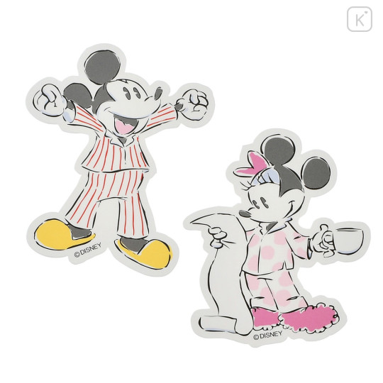Japan Disney Store Die-cut Sticker Collection - Mickey & Friends / Pajama Party - 4