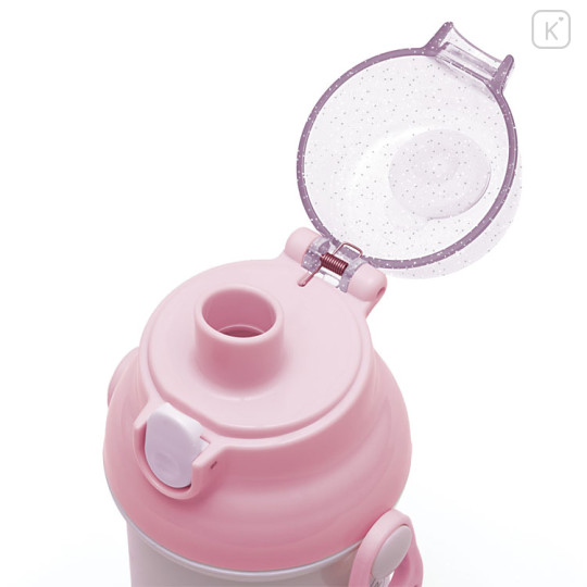 Japan San-X Kids One-Touch Water Bottle With Strap 480ml - Sumikko Gurashi : Sweet Dream - 2