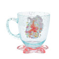 Japan Disney Store Clear Cup - Ariel / Flower - 2