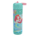 Japan Disney Store One Push Stainless Steel Water Bottle - Ariel : Friends - 1