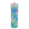 Japan Disney Store One Push Stainless Steel Water Bottle - Ariel : Friends - 3