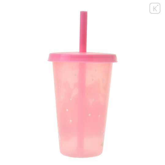 Japan Disney Store Clear Tumbler - Princesses / Changing Color / Cold Drink - 3