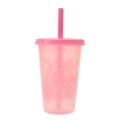 Japan Disney Store Clear Tumbler - Princesses / Changing Color / Cold Drink - 3
