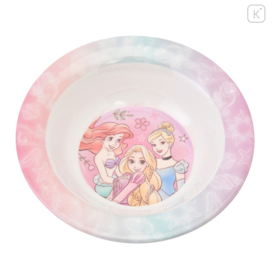 Japan Disney Store Plate & Cup Set - Princess / Pastel Colorful - 6