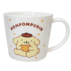 Japan Sanrio Pottery Mug - Pompompurin / Cookie