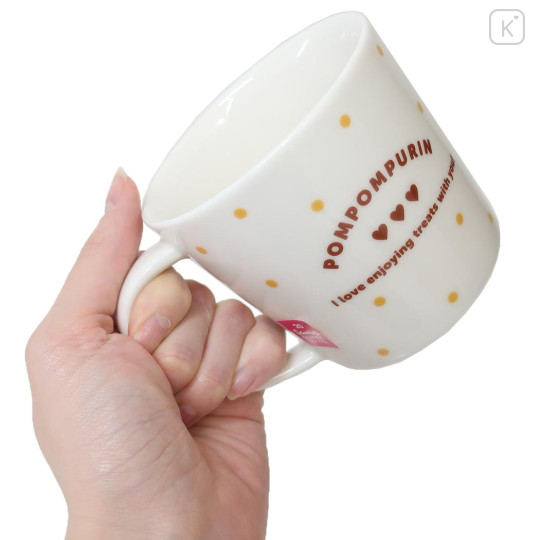 Japan Sanrio Pottery Mug - Pompompurin / Cookie - 2