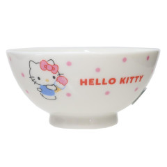 Japan Sanrio Pottery Rice Bowl - Hello Kitty / Ice Cream
