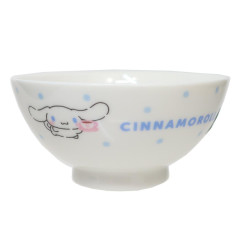 Japan Sanrio Pottery Rice Bowl - Cinnamoroll / Coffee