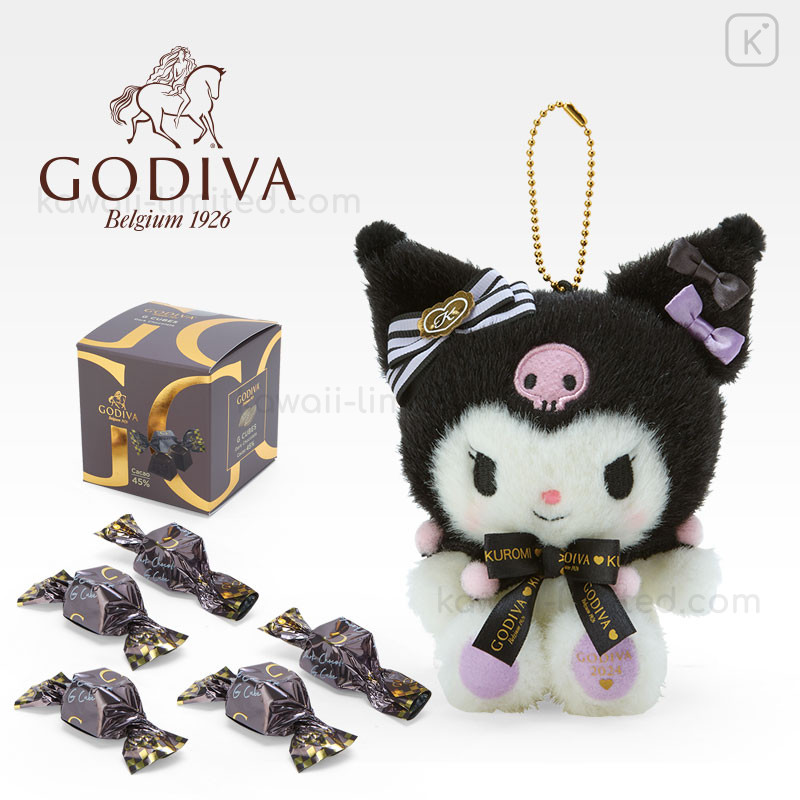 Japan Sanrio Original Mascot Holder - Kuromi : Godiva 2024