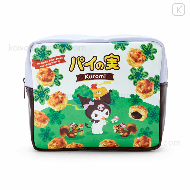 Japan Sanrio Original Pouch - Kuromi : Painomi Chocolate Pie