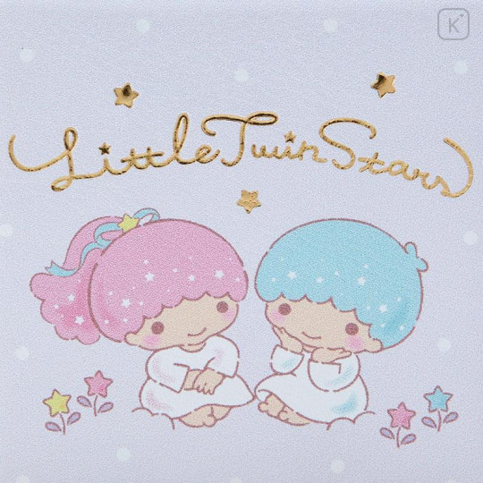 Japan Sanrio Original 2-sided Compact Mirror - Little Twin Stars - 4