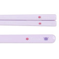 Japan Sanrio Original Chopsticks 18cm & Spoon with Case - Kuromi - 5