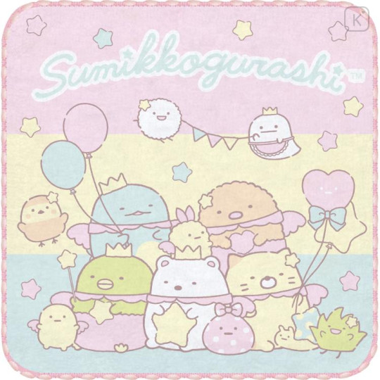 Japan San-X Mini Towel 3pcs Set - Sumikko Gurashi / Star Rainbow - 2