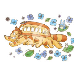 Japan Ghibli Mini Jigsaw Puzzle 150 Piece - My Neighbor Totoro / Cat Bus