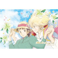Japan Ghibli Mini Jigsaw Puzzle 150 Piece - Howl's Moving Castle / Walk in the Air
