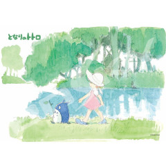 Japan Ghibli 108 Jigsaw Puzzle - My Neighbor Totoro / Waterside Walk