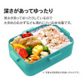 Japan Ghibli Bento Lunch Box - Kiki's Delivery Service / Flora Navy White B - 3