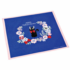 Japan Ghibli Lunch Cloth - Kiki's Delivery Service / Flora Navy White