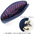 Japan Ghibli Embroidery Flat Pouch - Kiki's Delivery Service / Black - 3