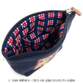 Japan Ghibli Embroidery Triangular Pouch - Kiki's Delivery Service / Black - 3