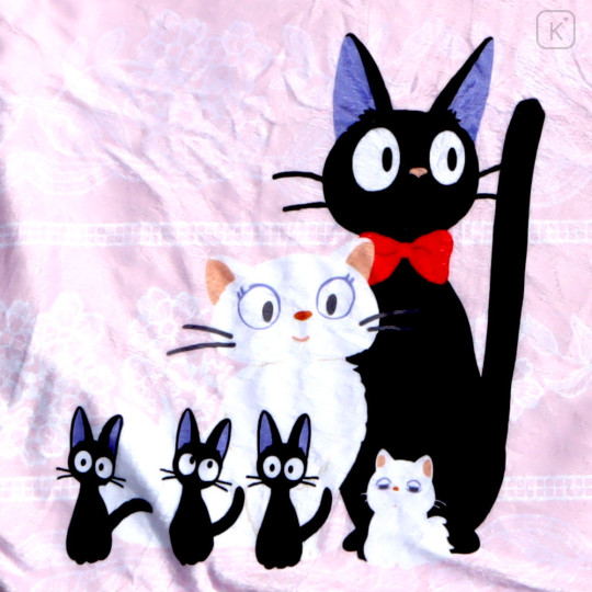 Japan Ghibli Blanket in Cushion - Kiki's Delivery Service / Jiji Family - 2