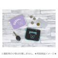 Japan Sanrio Enamel Mini Flat Pouch - Kuromi / Light Purple - 3