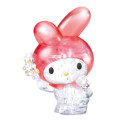 Japan Sanrio Crystal Gallery 3D Puzzle 38pcs - My Melody / Flower - 2