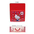 Japan Sanrio Plastic Chest 4 Tier - Hello Kitty / Red - 2