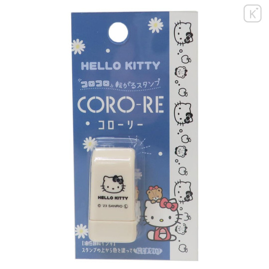 Japan Sanrio Coro-Re Rolling Stamp - Hello Kitty / Apple - 1