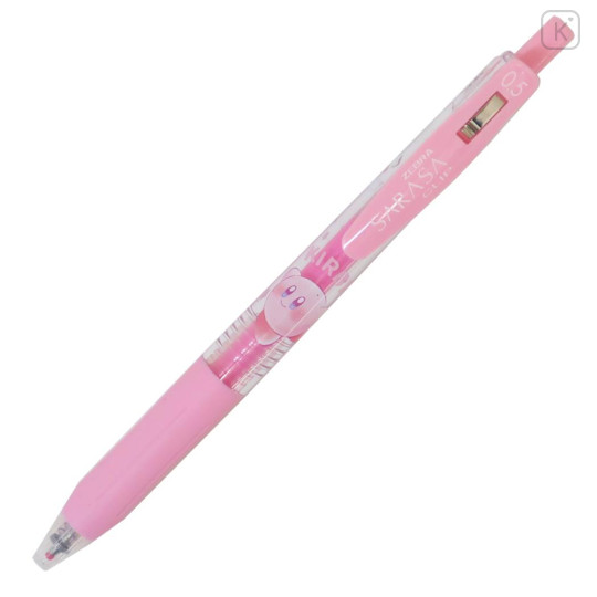 Japan Kirby Sarasa Clip Gel Pen - Kirby / Light Pink - 1