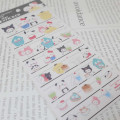 Japan Sanrio × Mochimochi Panda 4 Size Sticker - Characters - 2