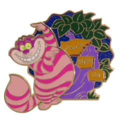 Japan Disney Pin Badge - Alice in Wonderland / Cheshire Cat