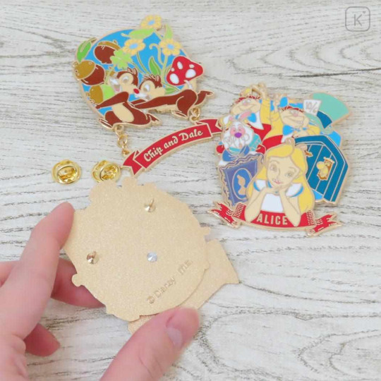 Japan Disney Pin Badge - Chip & Dale - 2