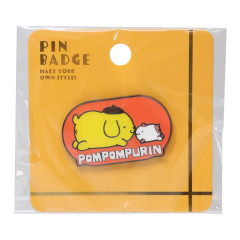 Japan Sanrio Pin Badge - Pompompurn