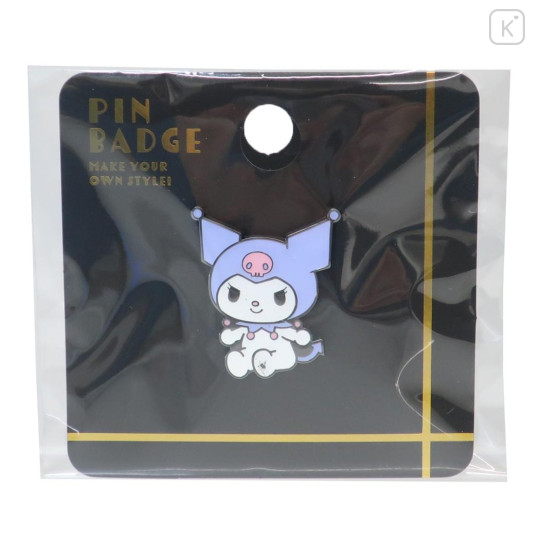 Japan Sanrio Pin Badge - Kuromi - 1