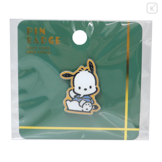 Japan Sanrio Pin Badge - Pochacco - 1