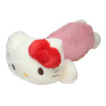 Japan Sanrio Fluffy Plush Pen Case - Hello Kitty - 1