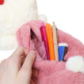 Japan Sanrio Fluffy Plush Pen Case - Hello Kitty - 3