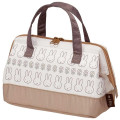 Japan Miffy Insulated Cooler Lunch Bag - Beige / Light Brown - 1