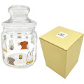 Japan Miffy Jar Glass Storage Container - Miffy & Boris / Flower - 3