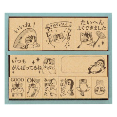 Japan Mofusand Stamp Chop Set - Cat / Shark