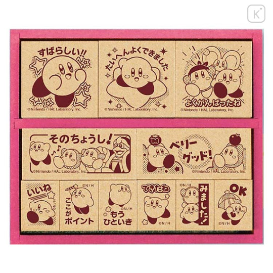 Japan Kirby Stamp Chop Set - Friends - 1